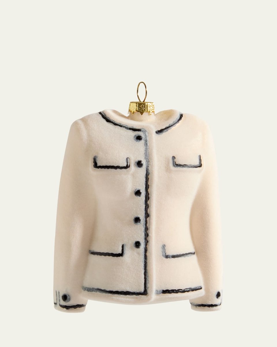 Luxe Tweed Jacket Christmas Ornament